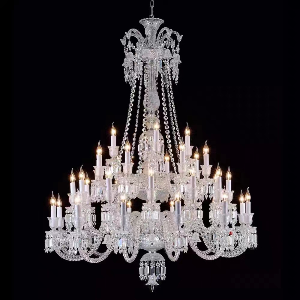 VEKO luxury chandelier fancy lights for home baccarat crystal chandelier modern candle wedding chandelier centerpiece