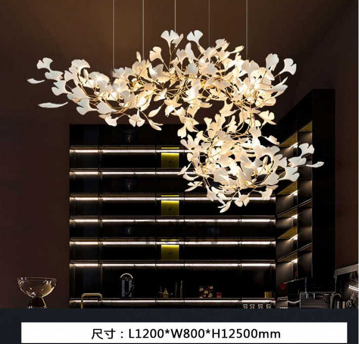 VEKO ceramic flower living room chandeliers ceiling luxury chandelier for bar hotel decorative chandelier hanging lamp