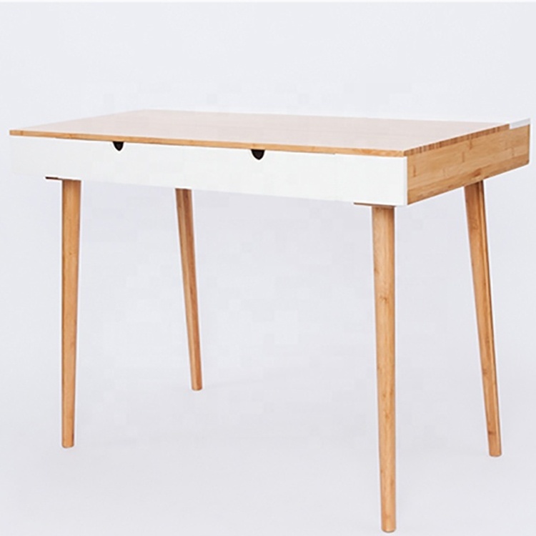 Bamboo Dressing Table Makeup Table Simple Style Computer Desk Office Table Study Desk With Drawer