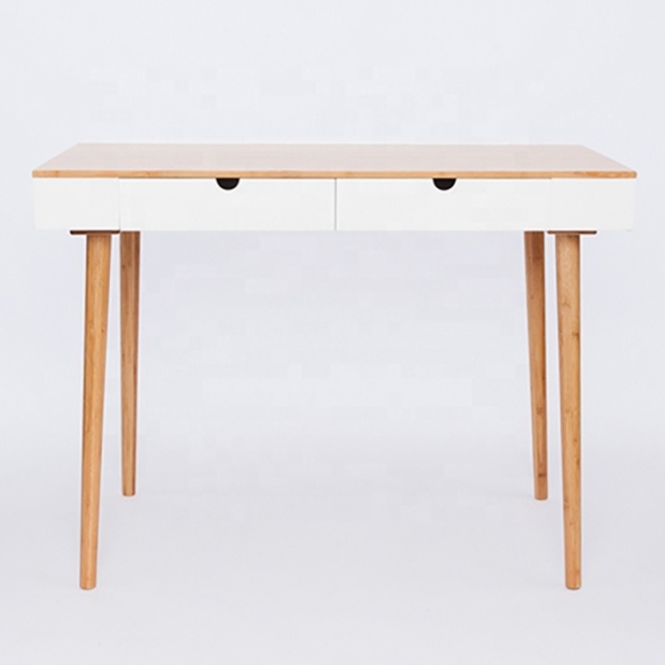 Bamboo Dressing Table Makeup Table Simple Style Computer Desk Office Table Study Desk With Drawer