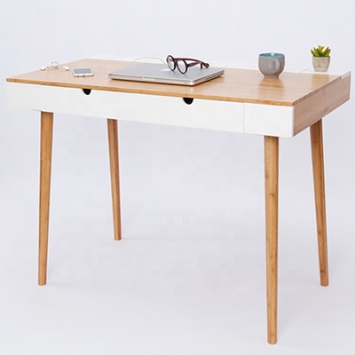 Bamboo Dressing Table Makeup Table Simple Style Computer Desk Office Table Study Desk With Drawer