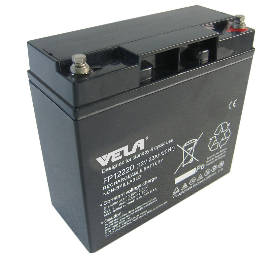 Direct sales 12V22AH elevator emergency system fire emergency battery wind energy solar lead-acid battery