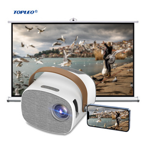 Topleo LCD Portable Home Theater Led Projector 4k With Touch Pad Pocket best cheap mini movie Smart projetor 4k projector