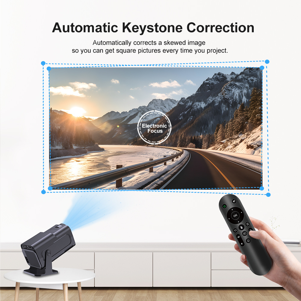 Topleo android projector full hd screen video mini LCD home Portable smart 4k 1080p android 11 hy320 Projector 1080p