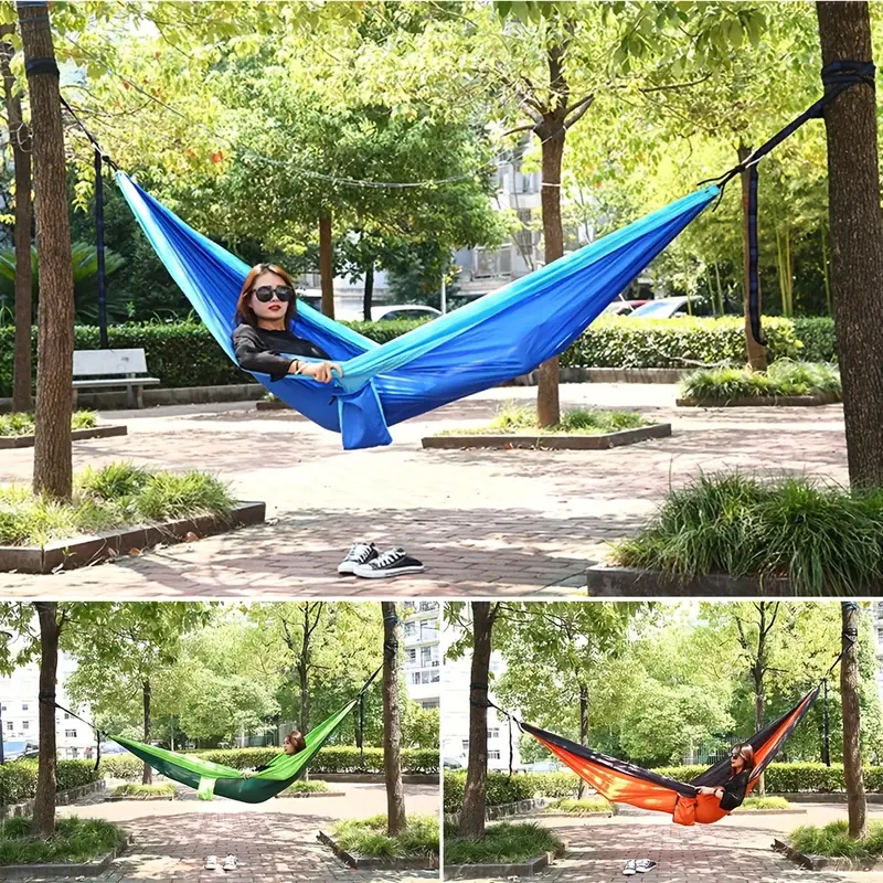 Factory Wholesale Custom Easy Setup Comfortable Durable Lightweight Portable Camping Hammock for Outdoor Adventures