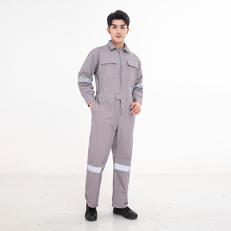 Custom Reflective Coveralls Jumpsuits Welding Car Repair Dirt-Resistant Construction Coveralls Workwear Clothing for Men