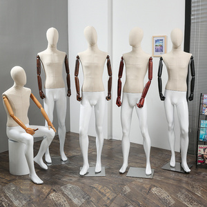 Factory Wholesale Sitting Male Clothing Mannequins Body dress form dummies display Mannequin