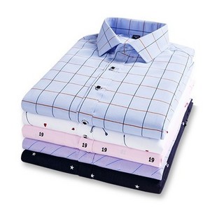 New Mens Fashion Button Down Formal Long Sleeve Plaids Check Dress Shirts