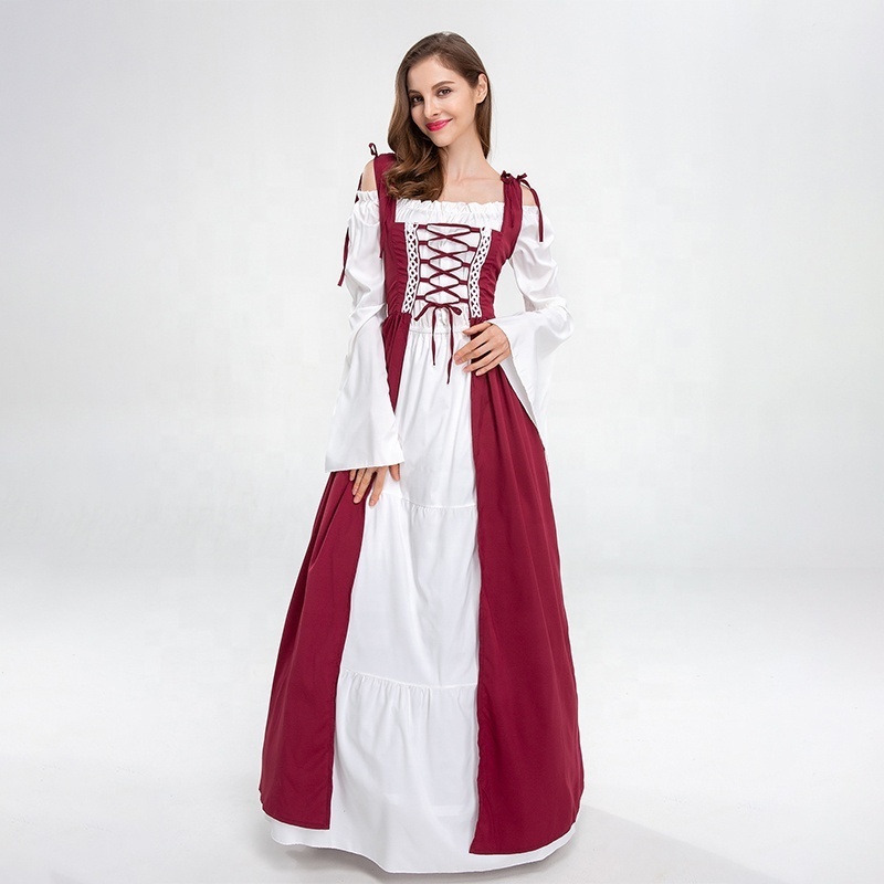 Performance Wear Medieval Peasant Dress Renaissance Clothes Irish Dancing Costume 1970s Victorian Dresses Vintage Clothing