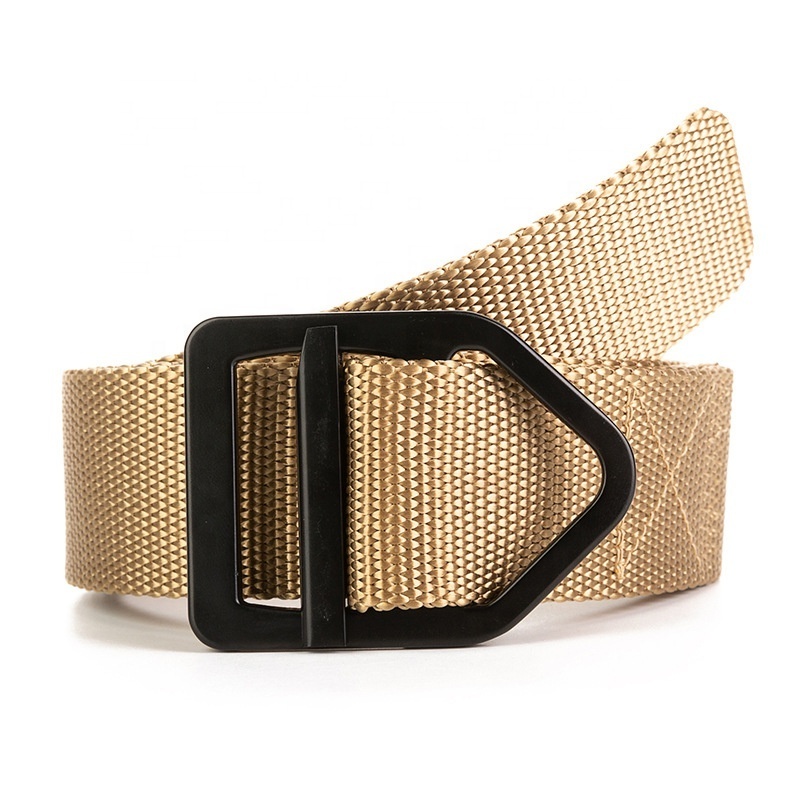 Factory Wholesale Custom Duty Buckle Nylon Fabric For Men Outdoors Tactical Belt