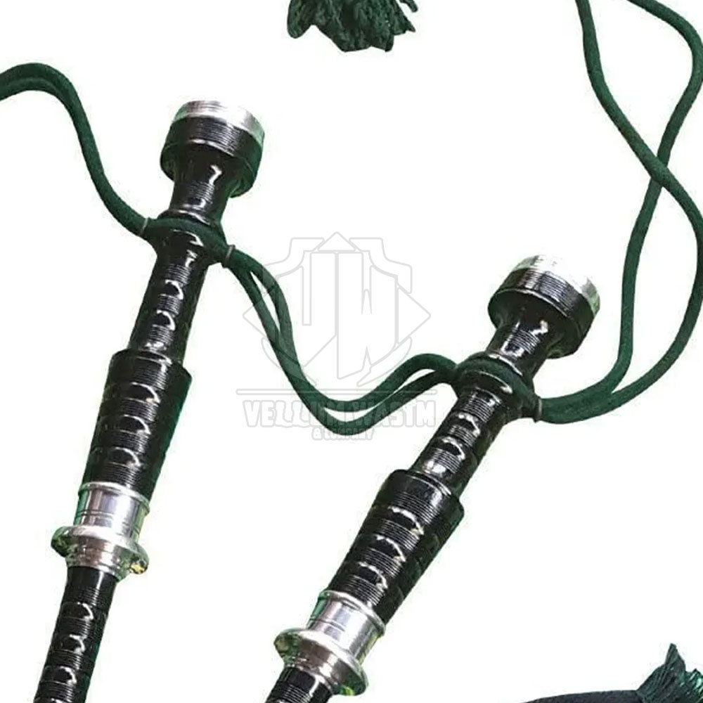 Black Wooden Pride Of Scotland Tartan Bagpipe Marching Band Bagpipes At Wholesale Price Custom Made Black Kilt Bagpipes For Sale