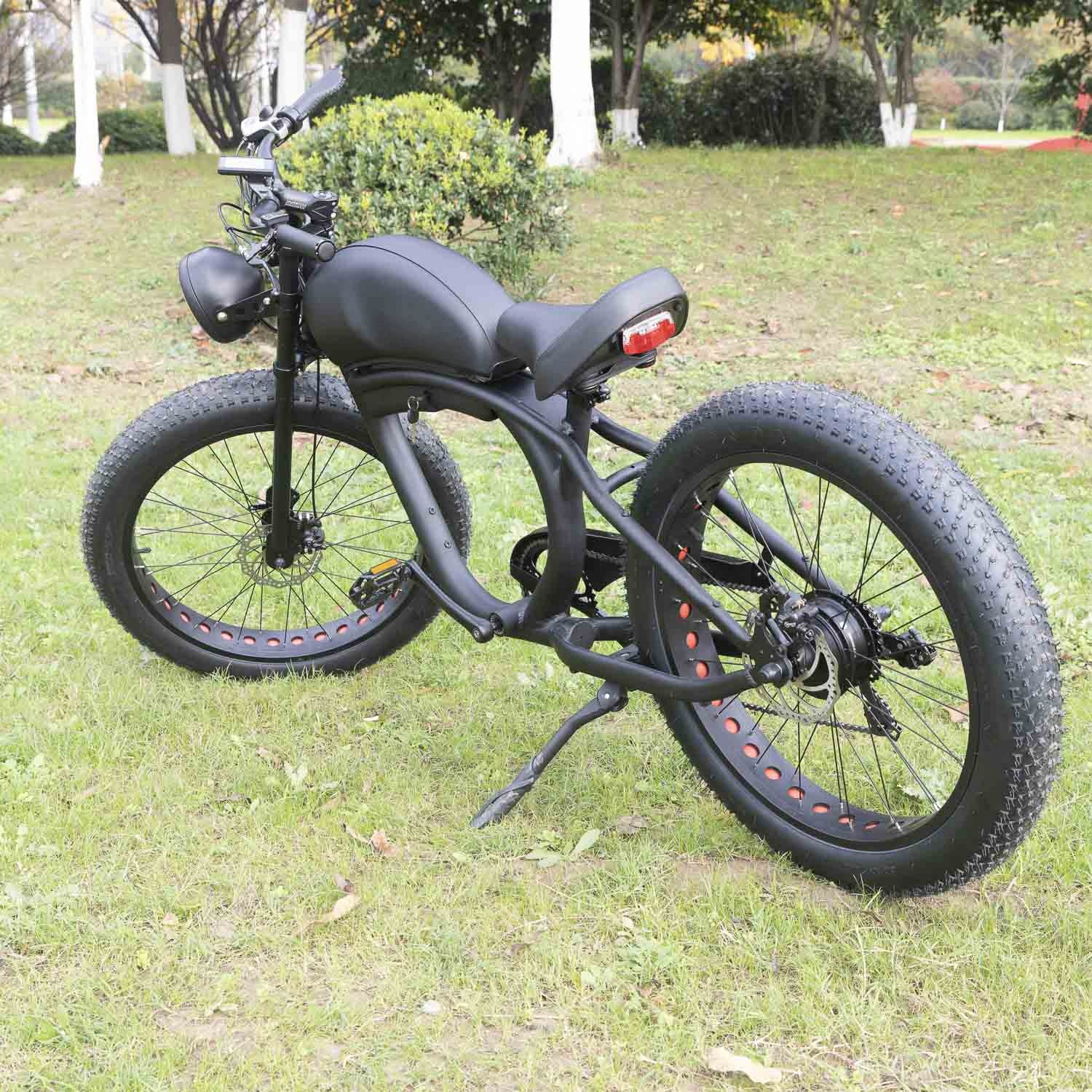 USA popular 48V 750W fat tire vintage electric bike wholesale 40km/h speed electric ride on bike with lithium battery