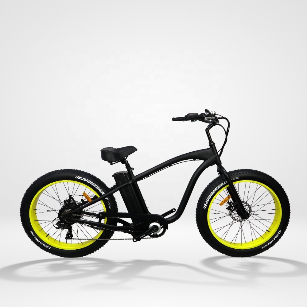 Snow beach cruiser electric bike 750W 1000W rear hub Bafang fat tire e bike/electric bike/electric bicycle