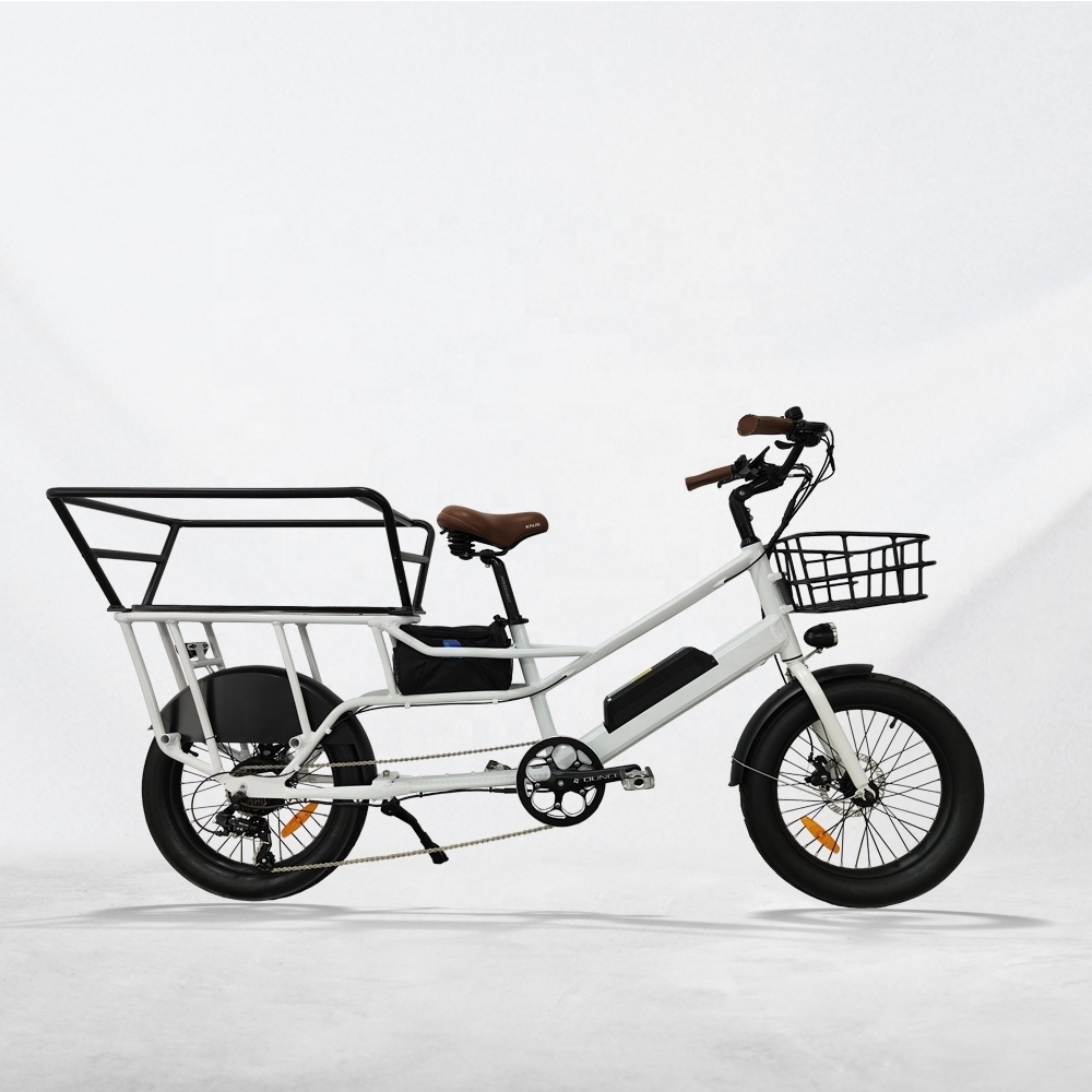 High Quality And Longer Life Long Tail Cargobike 2 Wheel Cargo Bike electric bike pedal assist