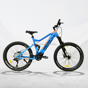 27.5" bafang m600 mid motor 500w 48v emtb electric mountainbike full suspension fully mtb e mountain bike