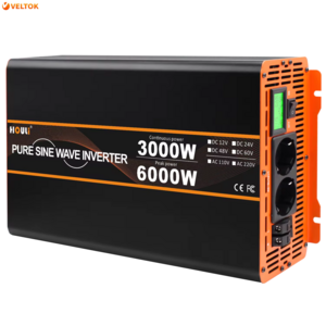 Remote Control 3000w / 6000w Inverter 12v To 230v Inverter Convertidor De 12v A 220v Pura De 6000wat Car Power Inverter