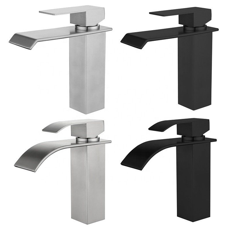 304 stainless steel basin tap black brushed bathroom sink faucet bathroom faucet basin faucets for sink