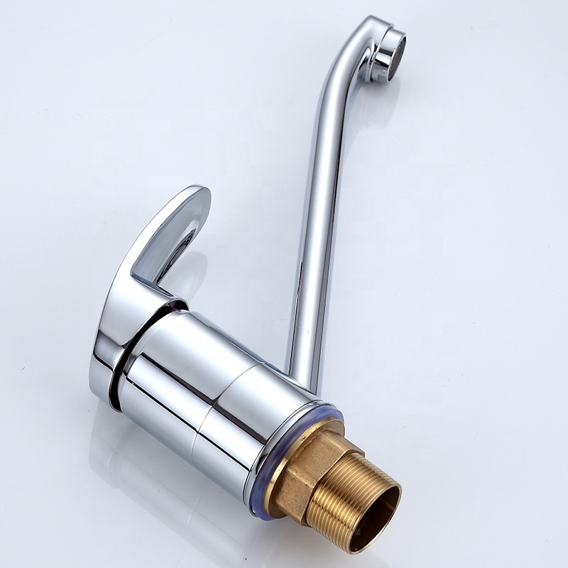 China factory wholesale high quality single handle brass kitchen faucet