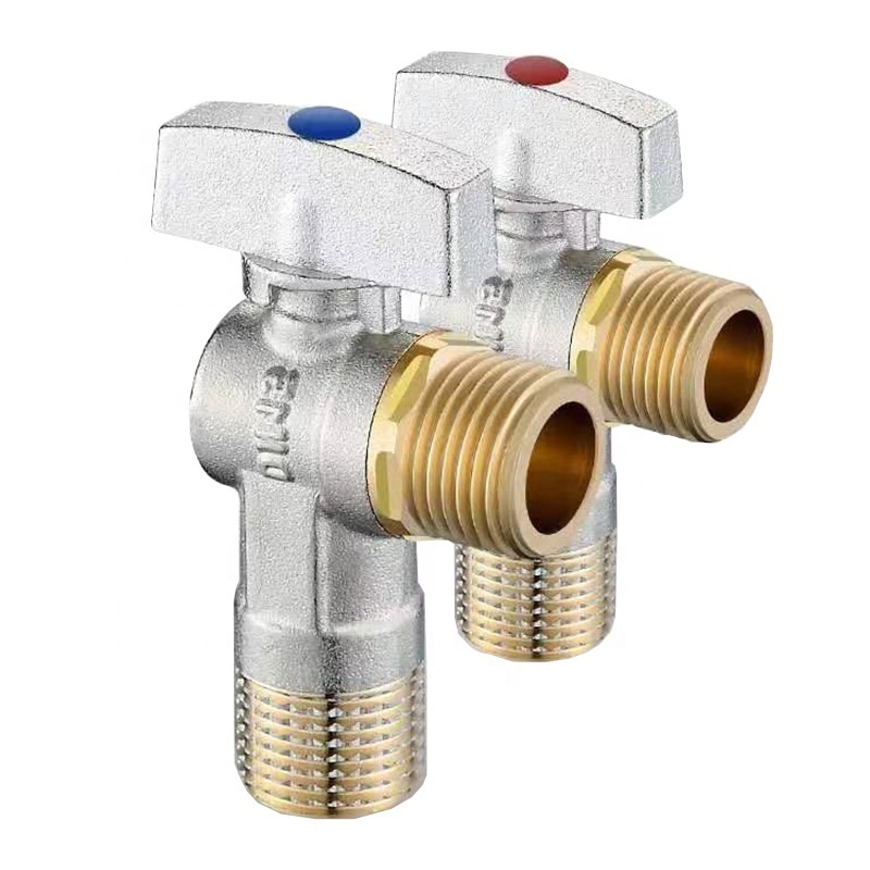 1/2inch 3/4inch Full copper ball core large flow angle valve water heater wall-hanging stove available Triangle valve