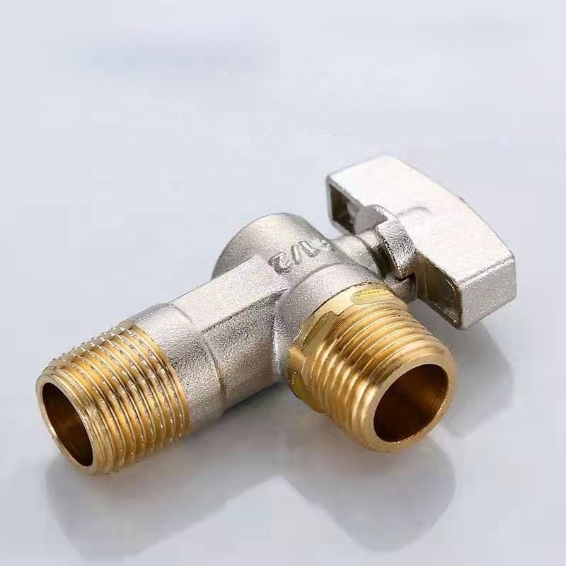 1/2inch 3/4inch Full copper ball core large flow angle valve water heater wall-hanging stove available Triangle valve