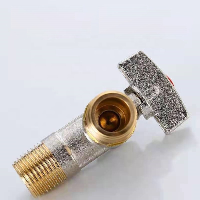 1/2inch 3/4inch Full copper ball core large flow angle valve water heater wall-hanging stove available Triangle valve