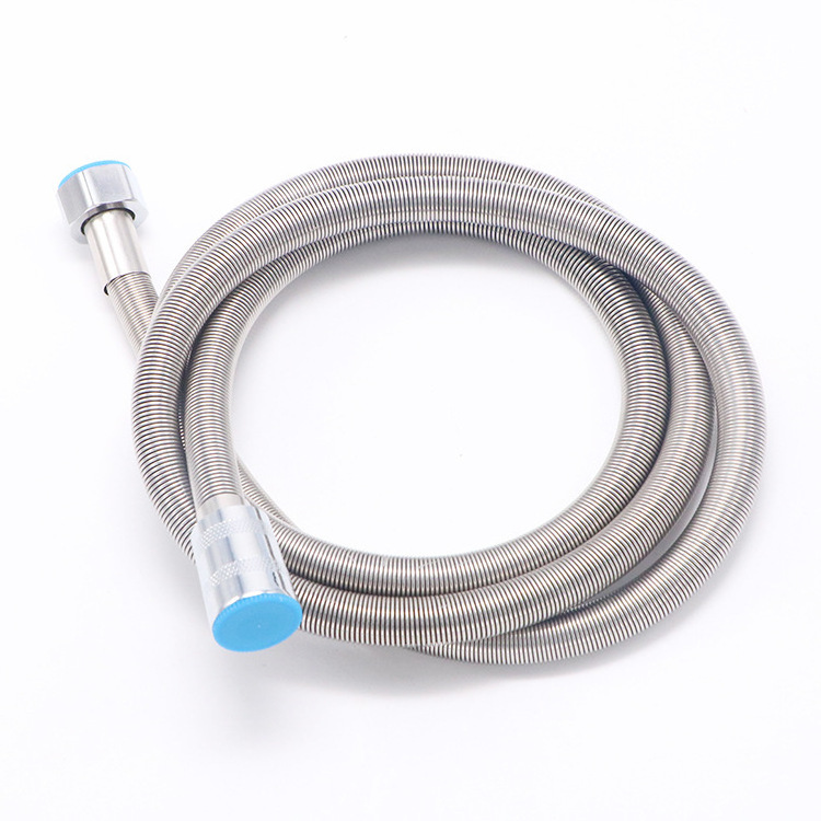 Shower water pipe lengthened shower head bathroom water heater stainless steel spring hose