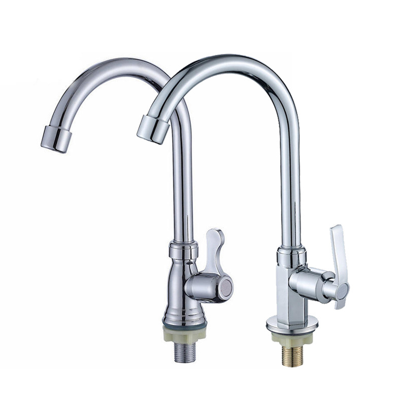 Cold water zinc faucet bathroom basin faucet kitchen sink zinc faucet