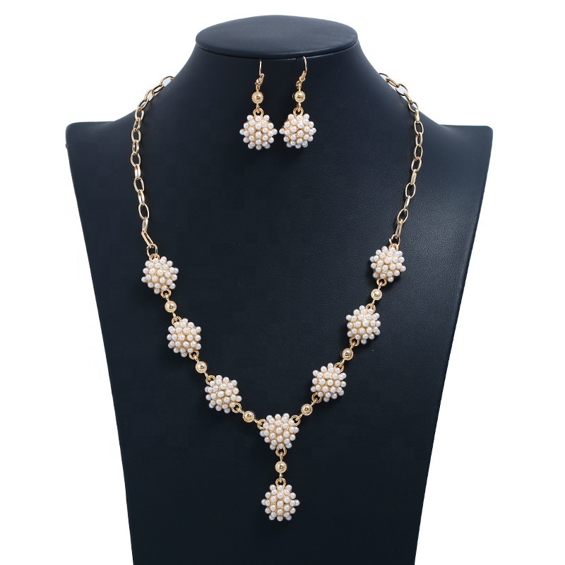 artificial pendant individuation newest pearl necklace set