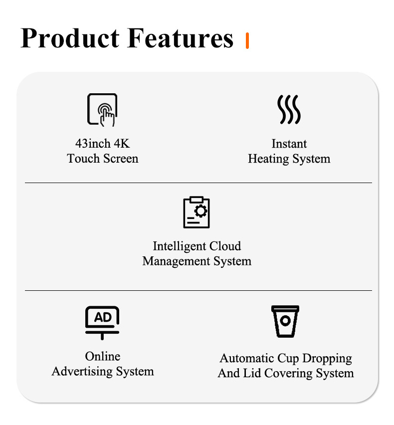 Vending Machine Coffee Hot and Cold Coffee Hot Chocolate Vending Machine