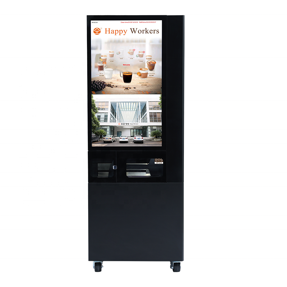 Hot Sale Vending Coffee Machine Drinks Robot Kiosk with Ice Maker for Sale