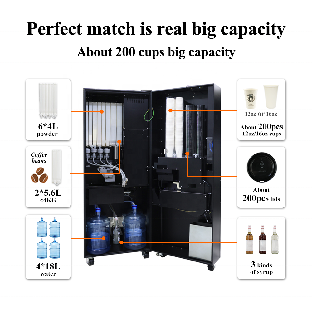 Vending Machine Coffee Hot and Cold Coffee Hot Chocolate Vending Machine