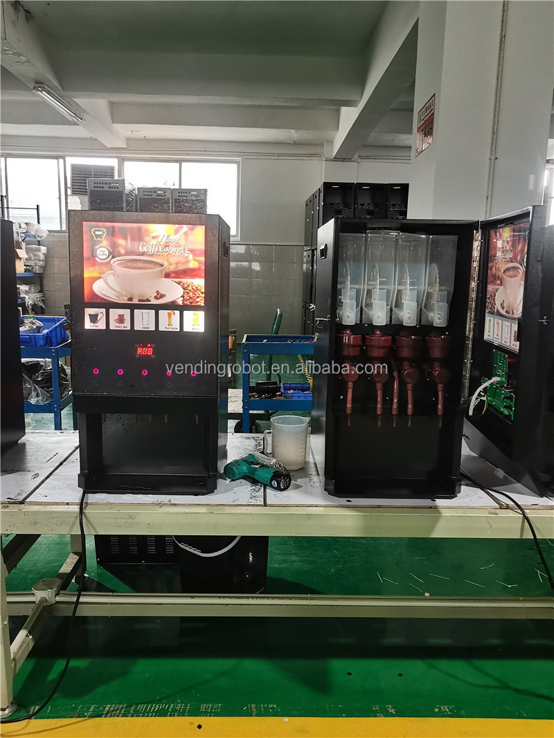 hot selling contactless  automatic commercial coffee vending machine drink vending machine   WF1-404B