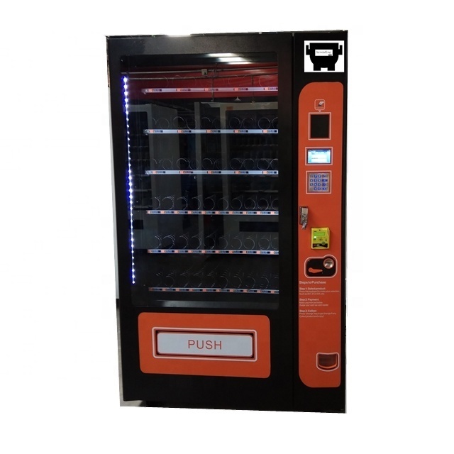 Made in China Vending Machine Manufacturer Convenient Store Vending Machines For Food And Drinks Snacks WD1-DL610A