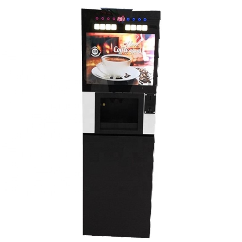 8 Selection Hot Cold Coffee Vending Machine with Coin Bill Payment WF1-306A