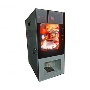 China Manufacturer Auto Cup Coin Operated Instant Premixes Tea Coffee Vending Machine WF1-303V-E