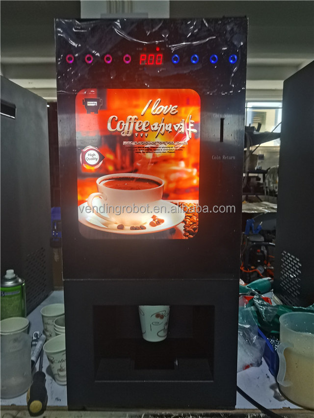 Coin Operated Table Top Hot Coffee Vending Machine WF1-303V-A