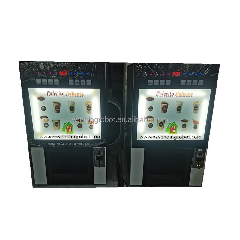 8 hot coffee vending machine with paper money acceptor  WF1-306B