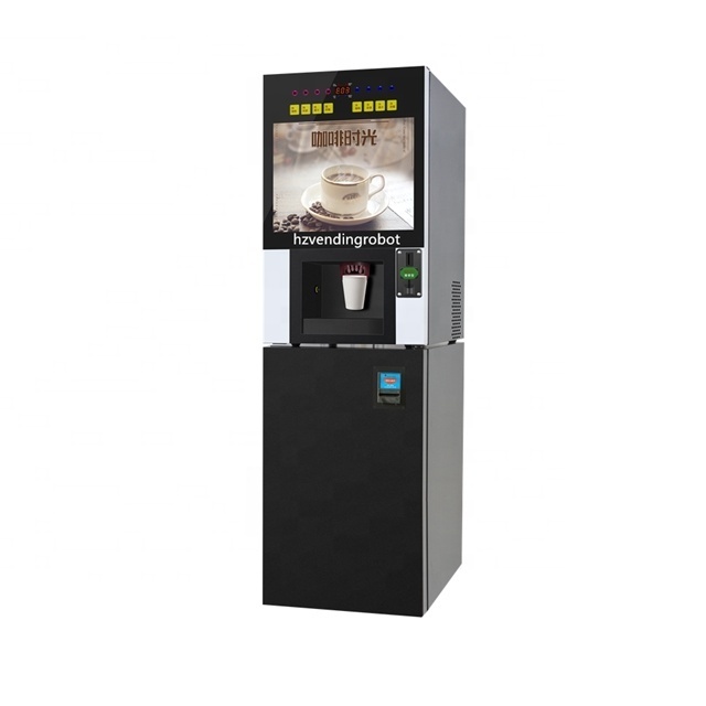 Espresso coffee bean vending machine with 10 inch touch screen  WF1-306F