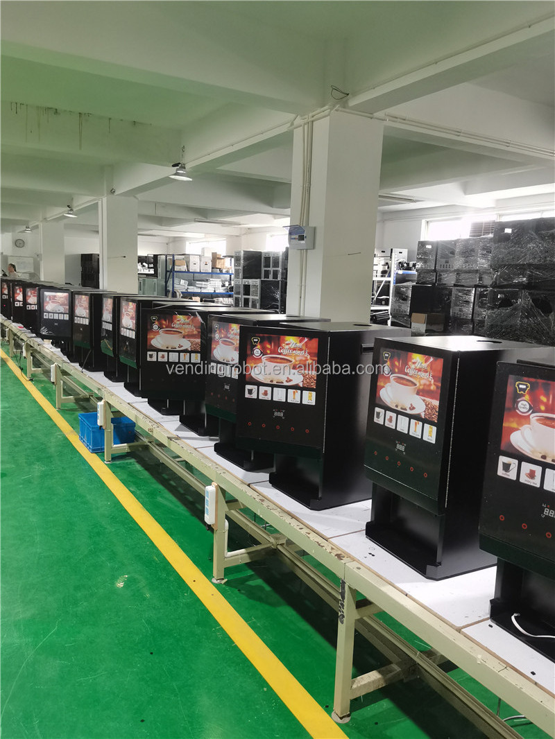 hot selling contactless  automatic commercial coffee vending machine drink vending machine   WF1-404B