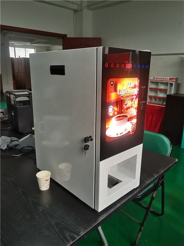 Coin / Note Operated Automatic Cappuccino Dispenser Vending Coffee Machine WF1-303V-E