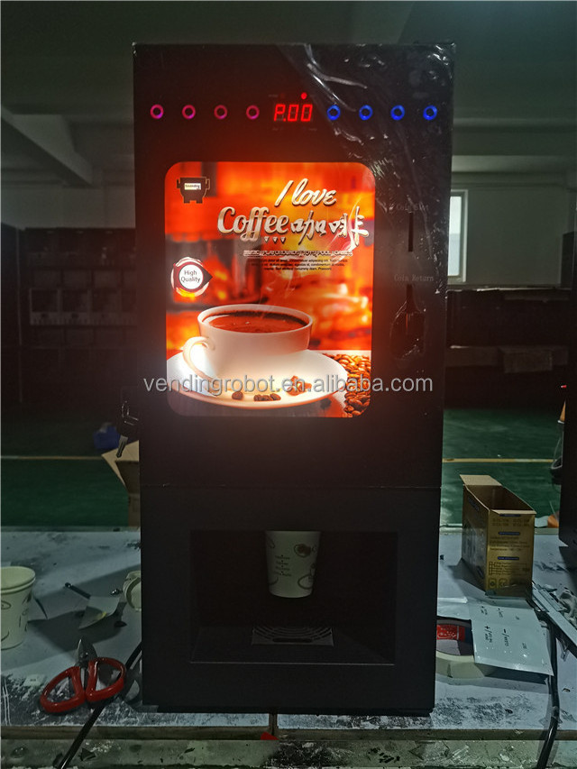 Coin Operated Table Top Hot Coffee Vending Machine WF1-303V-A