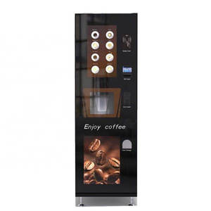 12-Selection touch screen coin Operated Instant Coffee Vending Machine  WF1-606A