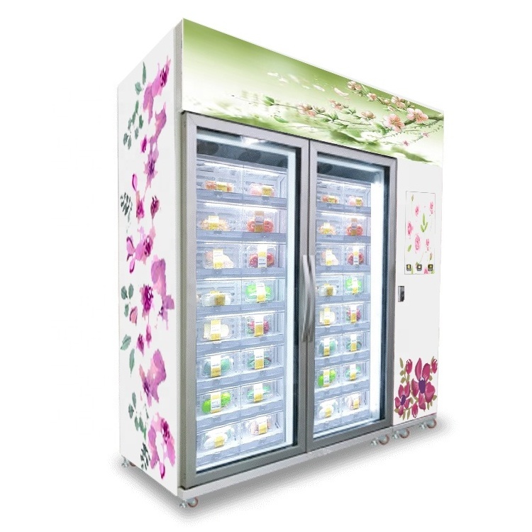 High Tech Full Automatic Floss Flower Vendlife Vending Machine Automatic Cotton Candy Making Machine