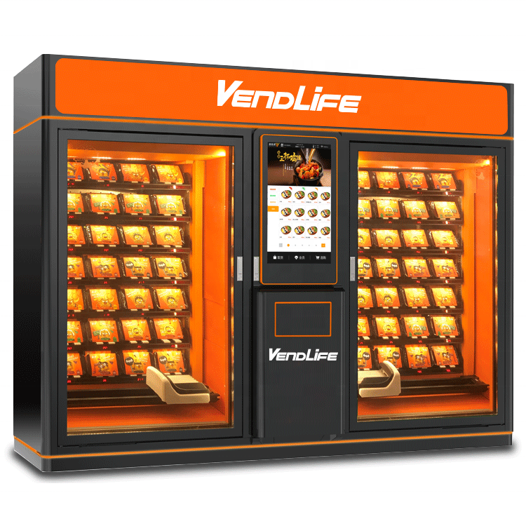 fresh coffee vending machine commercial kiosk mobile food trailer hot cold coffee Vendlife vending machine