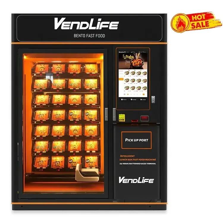 Hot Selling Competitive Price Storage Box Food Vending Machine with Elevator Lifting Function