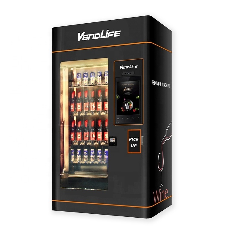 red wine whiskey vending machine beer wine bottle vending machine with elevator vending machine  business for wine