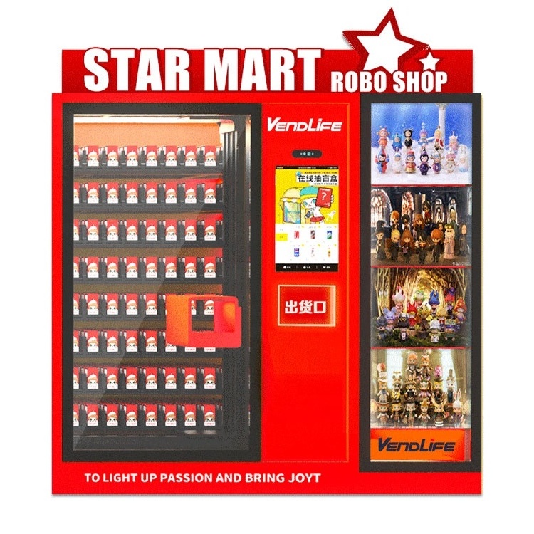 Self-service smart cosmetic vending machine lucky box t-shirt shoes clothes umbrella clothing vending machine