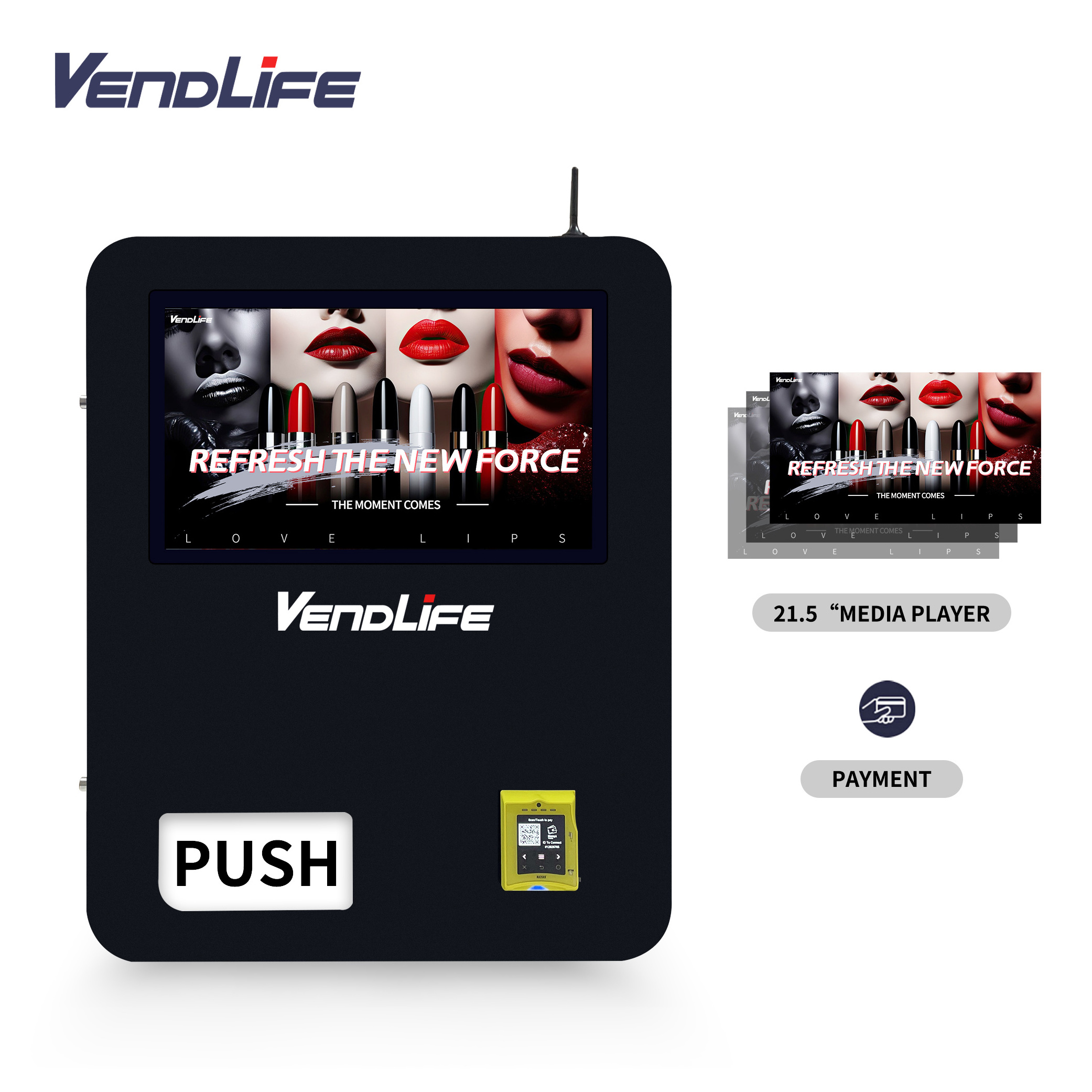 Vendlife Hot Sale Wall Mounted Tabletop Countertop Mini Vending Machine For Beauty/Condom/Eyelash/Nails