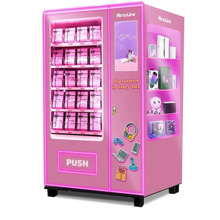 Cosmetic hair make up beauty Hair Vending Machines Skin Care Perfume Products Combo Vending Machine