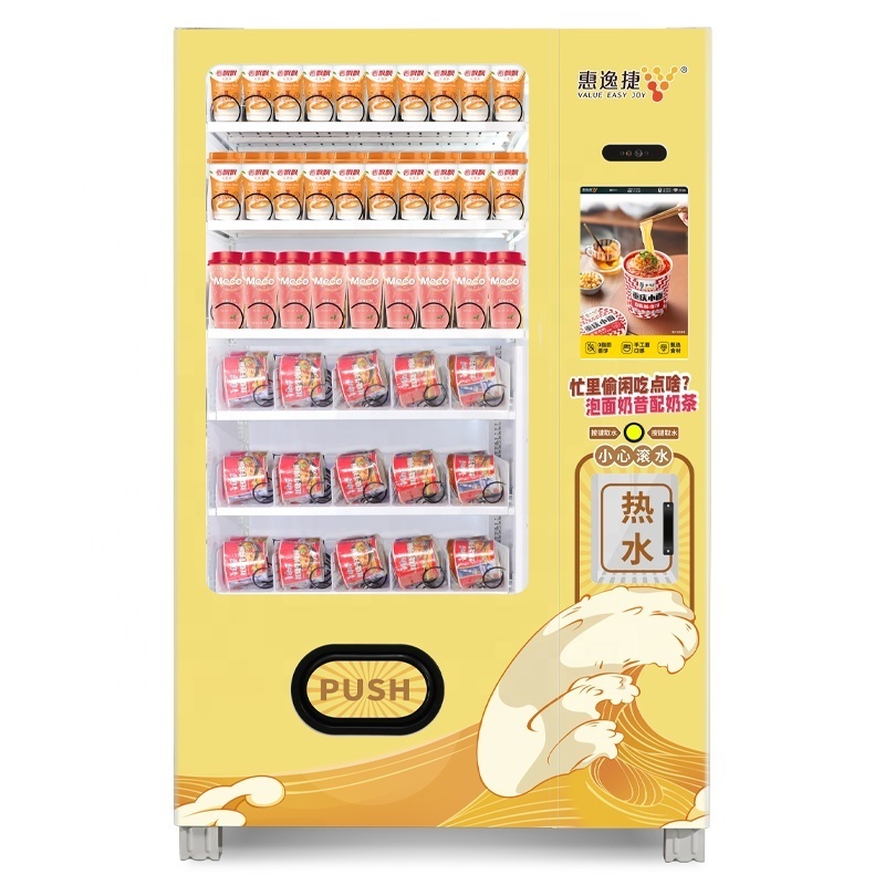 hot water pot ramen vending machines noodle instant noodle vending machine/noodle vending machine/cup noodle Vendlife vending ma